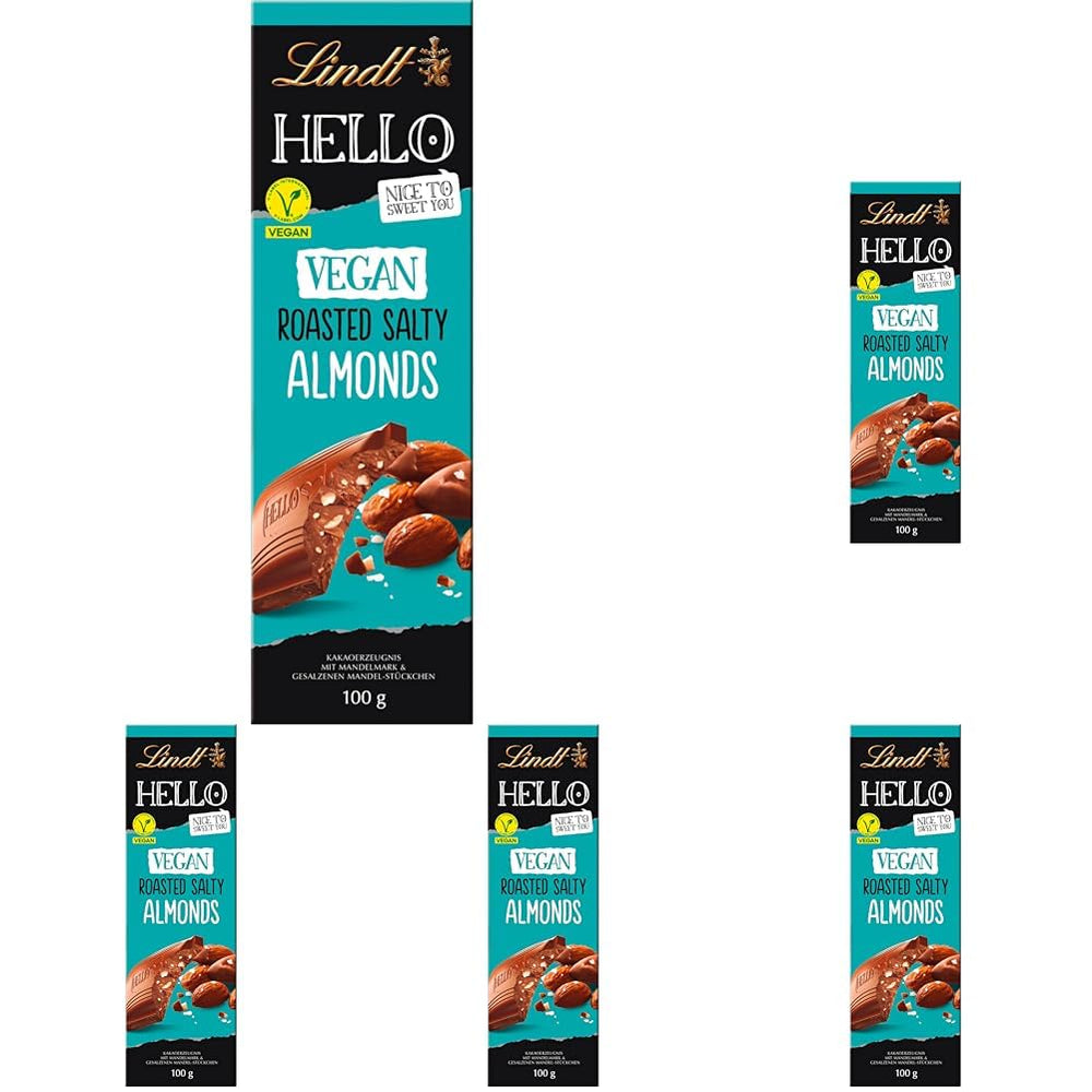 Lindt Hello czekolada, prażone, solone migdały, 100g