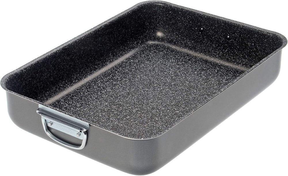 Alluflon Tradition Italy Forma do lasagne, aluminium, kolor czarny, 35 x 25 cm Formy i blachy do pieczenia Naty Shop