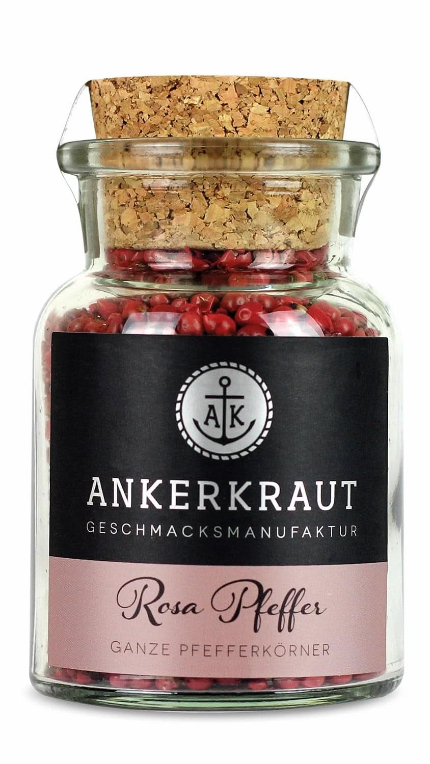 Ankerkraut, piper roz (Schinus Berry), fructe de padure roz, perfect pentru Gin Tonic, 45 grame Condimente Naty Shop