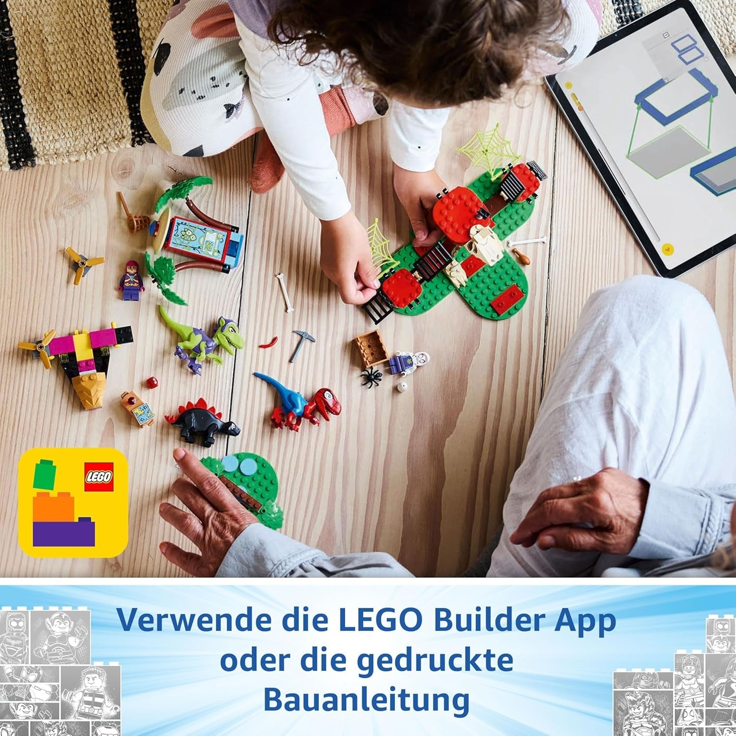 LEGO Marvel Showdown am Baumhaus: Spidey-Rex vs. Gobby-Raptor, BAU- und Spielset mit Dinos, Geschenk mit Spielzeugdinos für Jungen und Mädchen ab 4 Jahren, Spidey und Seine Super-Freunde 11200
