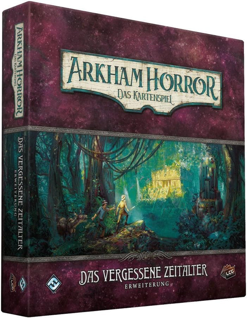 Gry o lotach fantasy, Horror w Arkham: LCG, Gra podstawowa, Gra ekspercka, Gra karciana, 1–4 graczy, Wiek 14+, 45+ minut, Niemiecki, Wielokolorowy, Kolorowy