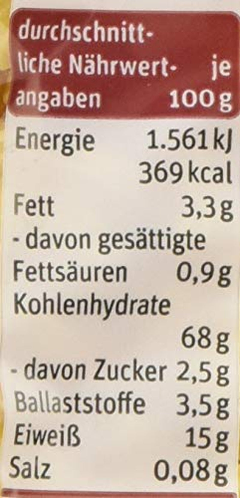 tegut... Skorupki makaronu jajecznego, 1 x 250 g