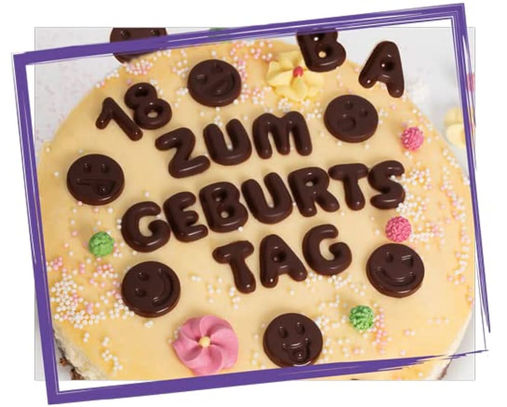 Günthart Backdecor, 90 kawałków czekoladowych liter, alfabetu i cyfr w delikatnej ciemnej czekoladzie, 47 gramów Naty Shop