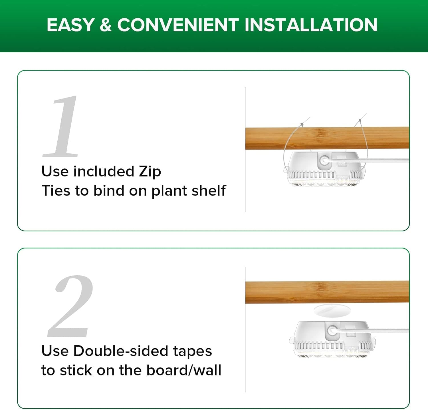 SANSI LED oświetlenie do uprawy roślin domowych 2 głowice pełne spektrum 10 W (odpowiednik 150 W) zegar 4/8/12 godzin roślina doniczkowa szklarnia hydroponiczna lampa wisząca