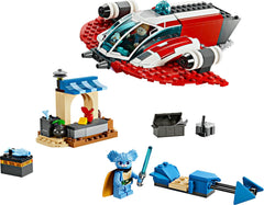 LEGO Star Wars: Przygody młodego Jedi Karmazynowego Firehawka, zestaw startowy dla dzieci ze statkiem kosmicznym do zbudowania, ścigaczem i 3 figurkami, prezent dla chłopców i dziewcząt w wieku 4 lat 75384 Zestawy do budowania Besuche w sklepie LEGO