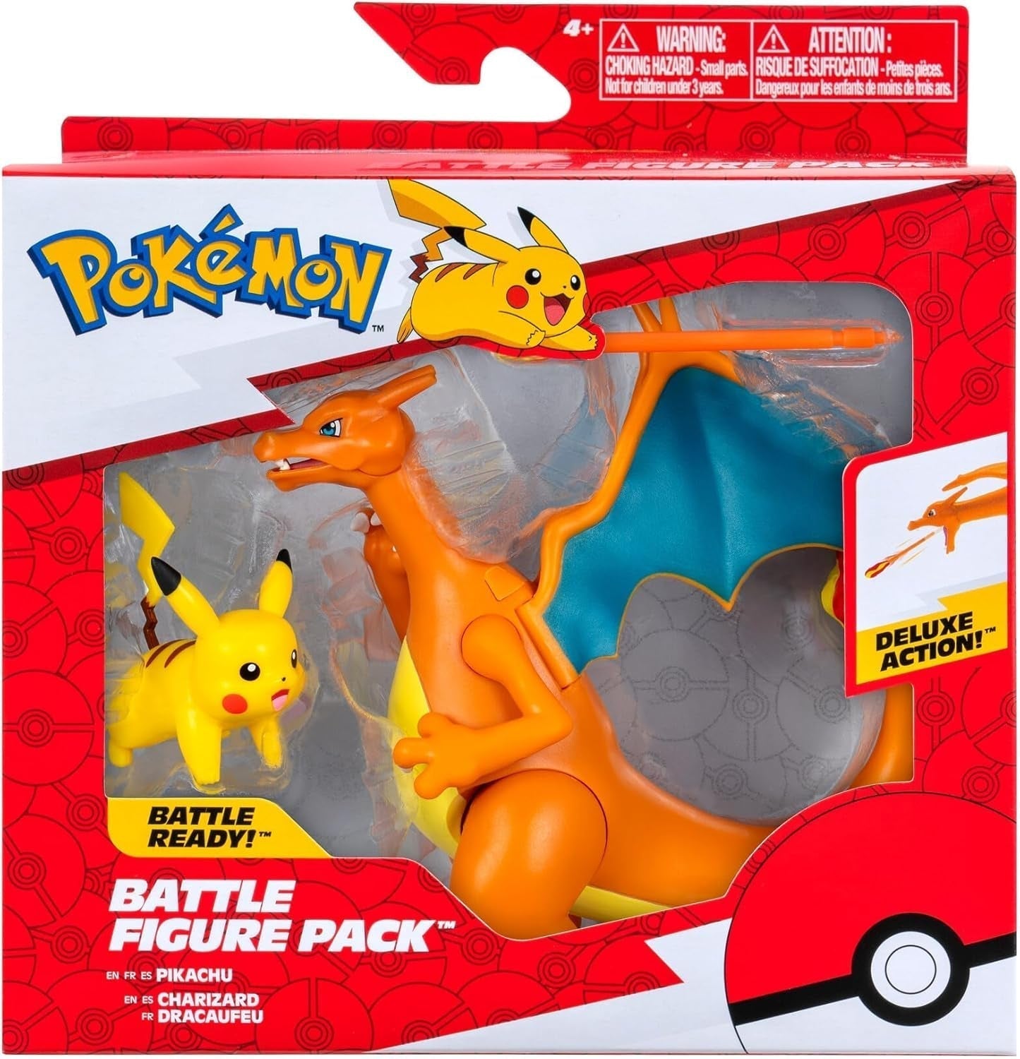 Pokémon PKW3459 - Pakiet figurek bojowych - Glurak i Pikachu, mobilny Glurak z figurkami Pikachu Sklep Naty Domyślny tytuł