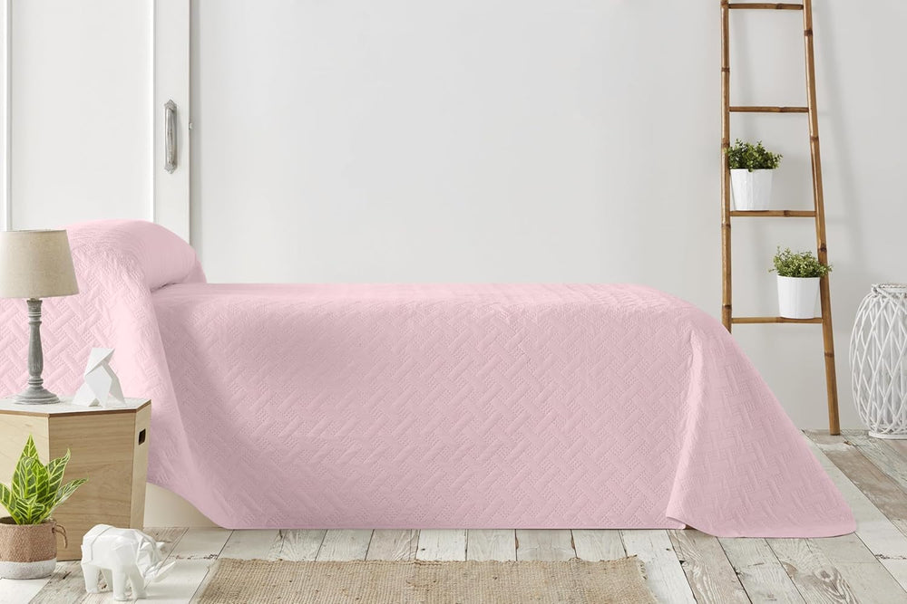 LISO - Narzuta na 105 cm - Narzuta na łóżko Bouti - Wiosna i lato - 200X260 cm - Różowy Łóżka i koce Besuche den Degrees home-Store