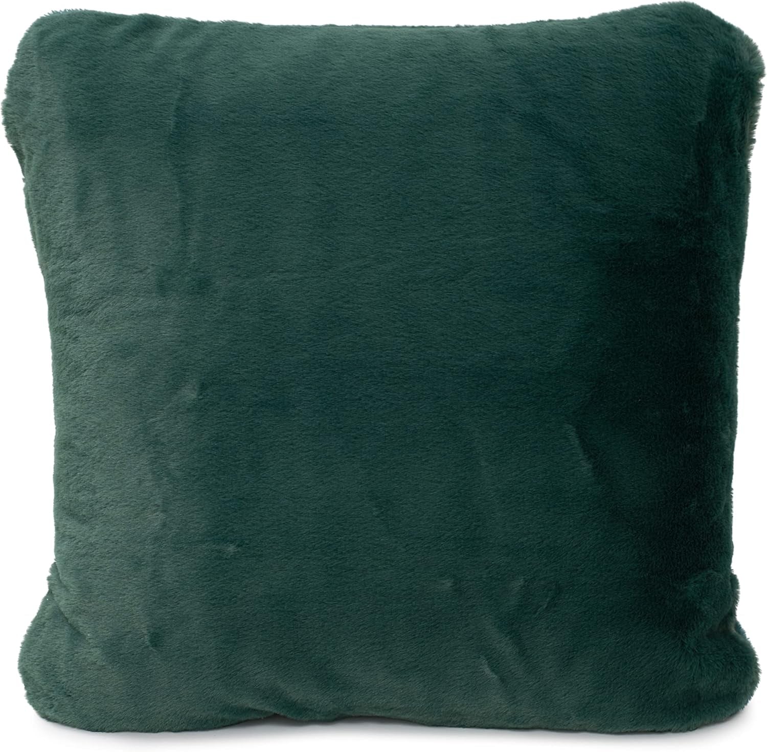 Gözze - Husă de pernă confortabilă, Merino Feeling, 50X50 Cm - Verde închis Paturi si Cuverturi Besuche den GÃ¶zze-Store Verde închis