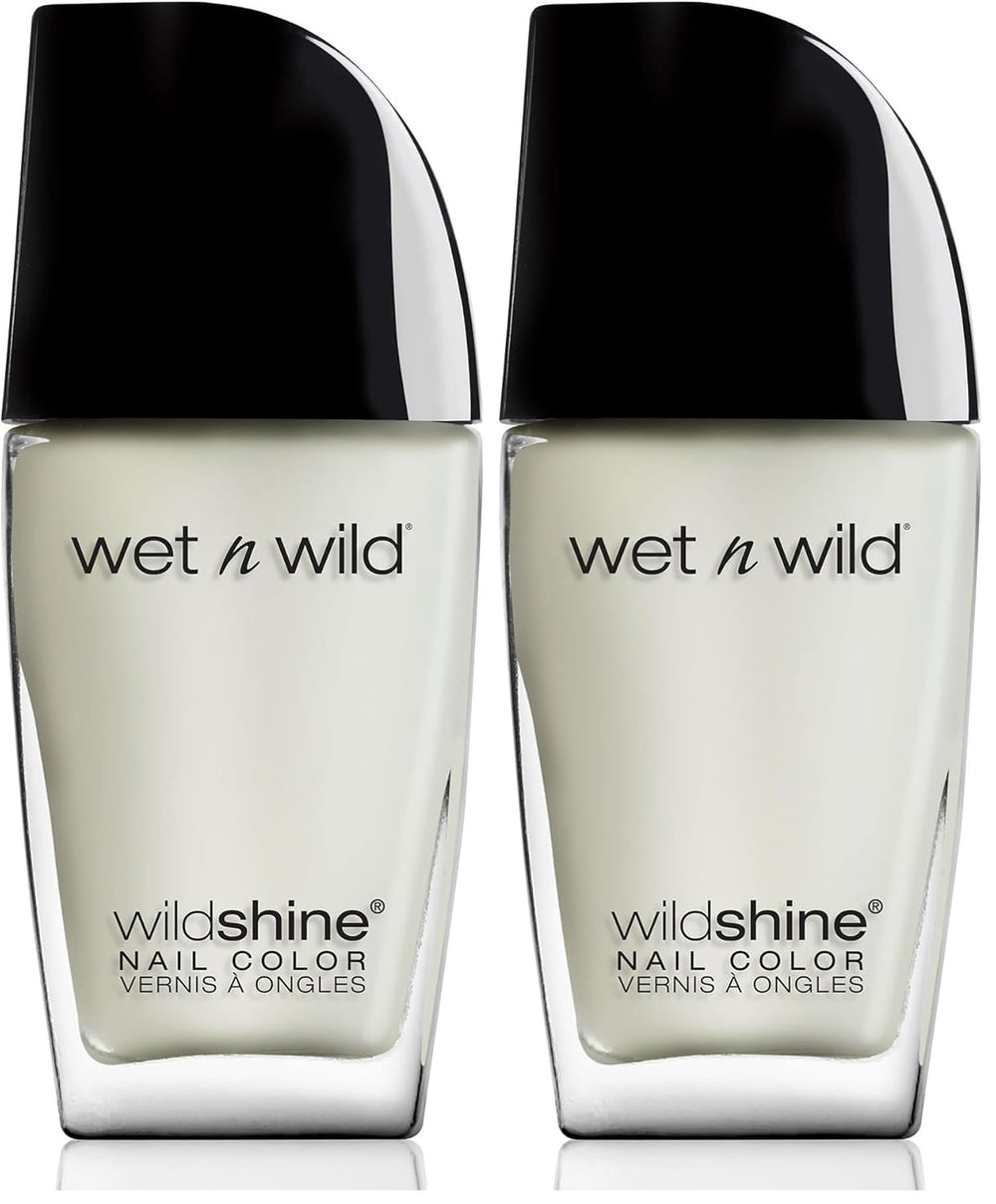 Lakier do paznokci Wet n Wild Wild Shine, bez formaldehydu, toluenu, ftalanów, długotrwała formuła szybkoschnąca, matowy lakier nawierzchniowy (2 szt.)