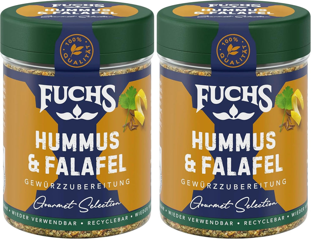 Fuchs Gewürze Gourmet Selection Naher Osten-Afrika – Dukkah Gewürzmischung, nachfüllbarer Gewürz Mix, zum Verfeinern von Fisch und Lamm, wegańskie, 50 g