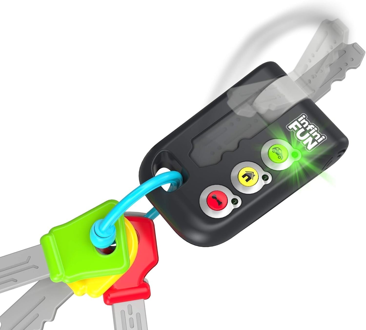 My Duo High-Tech Phone + Key - Un telefon și o cheie foarte realiste. - Jucărie pentru proiecte de învățare multiple de la 12 luni Jucarii Bebe Naty Shop