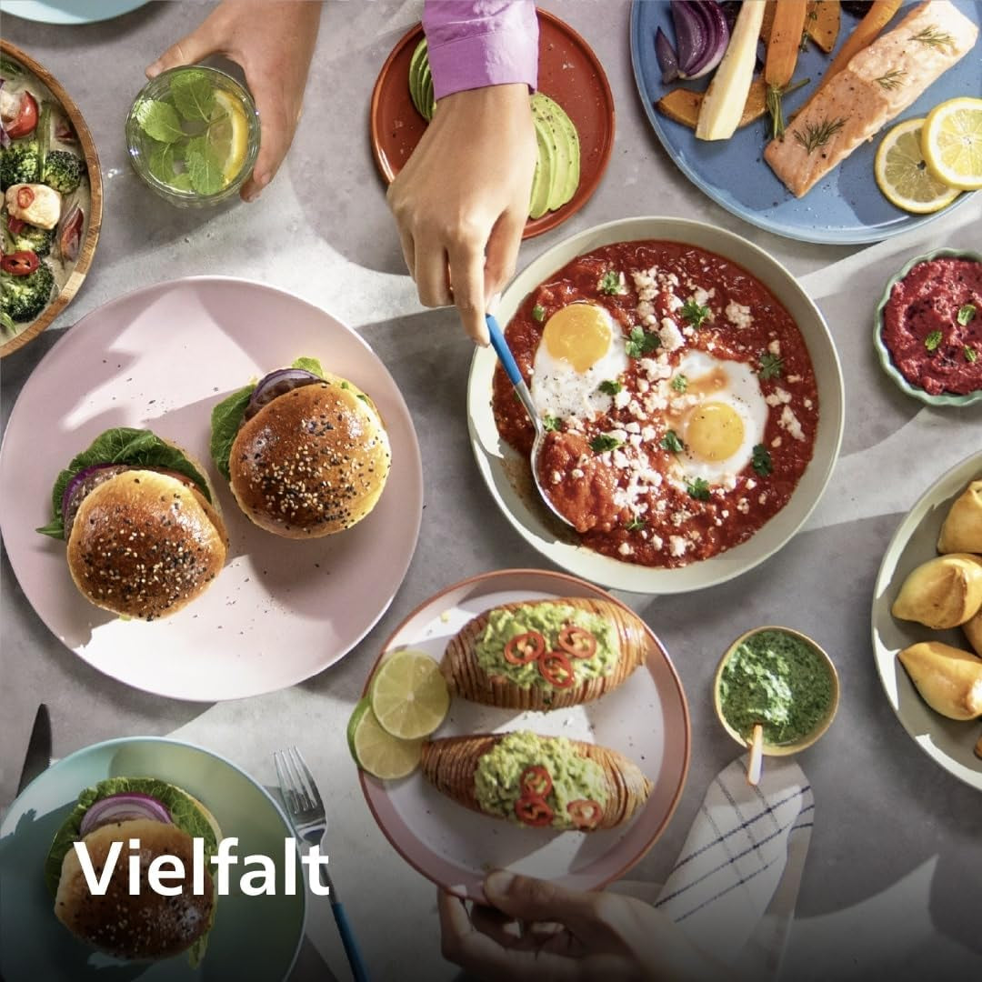 Philips Airfryer seria 3000 6,2 l, okno gotowania, 16 funkcji gotowania w 1, technologia Rapidair plus, usuwanie tłuszczu, aplikacja przepisów Homeid Appliances Naty Shop