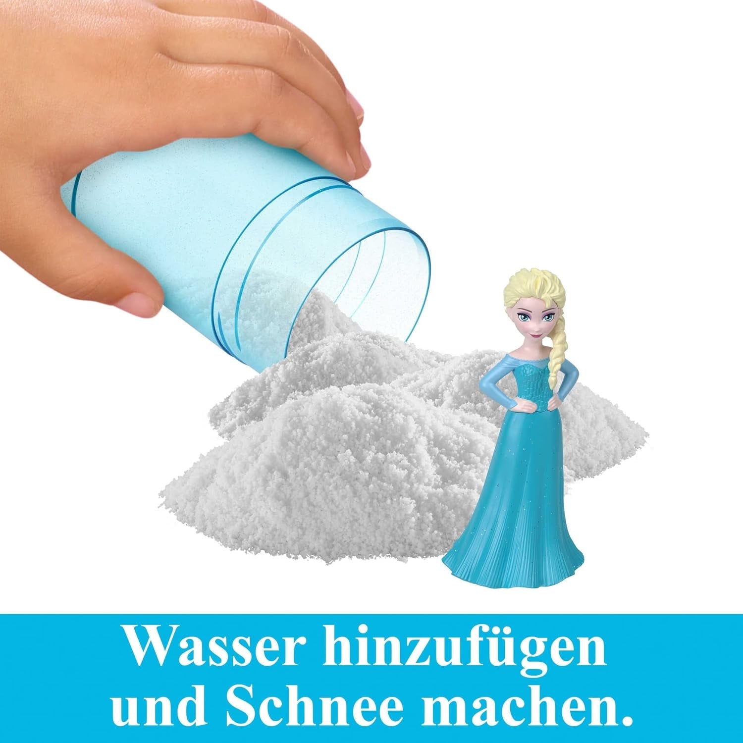 DISNEY Die Eisköniging - Snow Color Reveal Puppen mit 6 Überraschungen, inklusive königlichem Zubehör und Haarschmuck-Deckel, für Kinder ab 3 Jahren, HMB83
