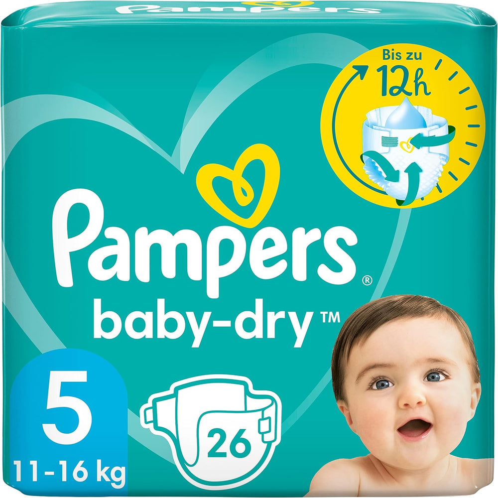 Pieluszki Pampers 81657566 Spodnie Baby-Dry, białe
