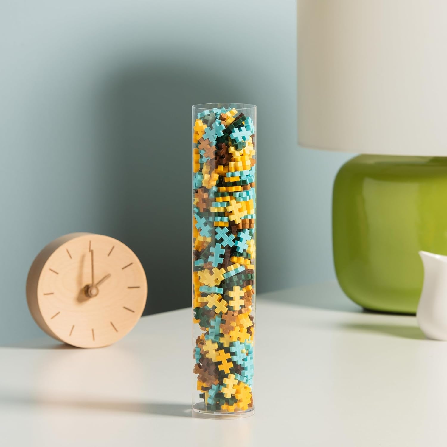 Plus-Plus 5163 Geniales Konstruktionsspielzeug, Sonnenblumen von Vincent Van Gogh, Inspired-Edition, Kreativ-Bausteine ​​​​Tube, 350 Teile, Słoneczniki