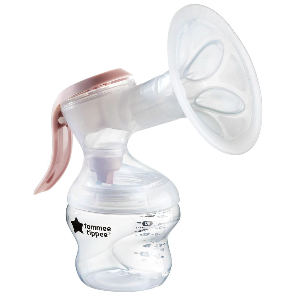 Tommee Tippee Made for Me Manuelle Einzel-Milchpumpe, Starke Saugkraft, Ergonomischer Griff, Tragbare Und Leise Milchpumpe, Samt Babyflasche Akcesoria Żywność i karmienie piersią Sklep Bebe Naty