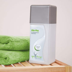 SpaTime firmy BAYROL - Alka-Plus - 1 kg - Zwiększa zasadowość - Stabilizuje wartość pH - Zapobiega uszkodzeniom powierzchni i wyrobów sanitarnych - Łatwo rozpuszczalny i delikatny dla materiałów