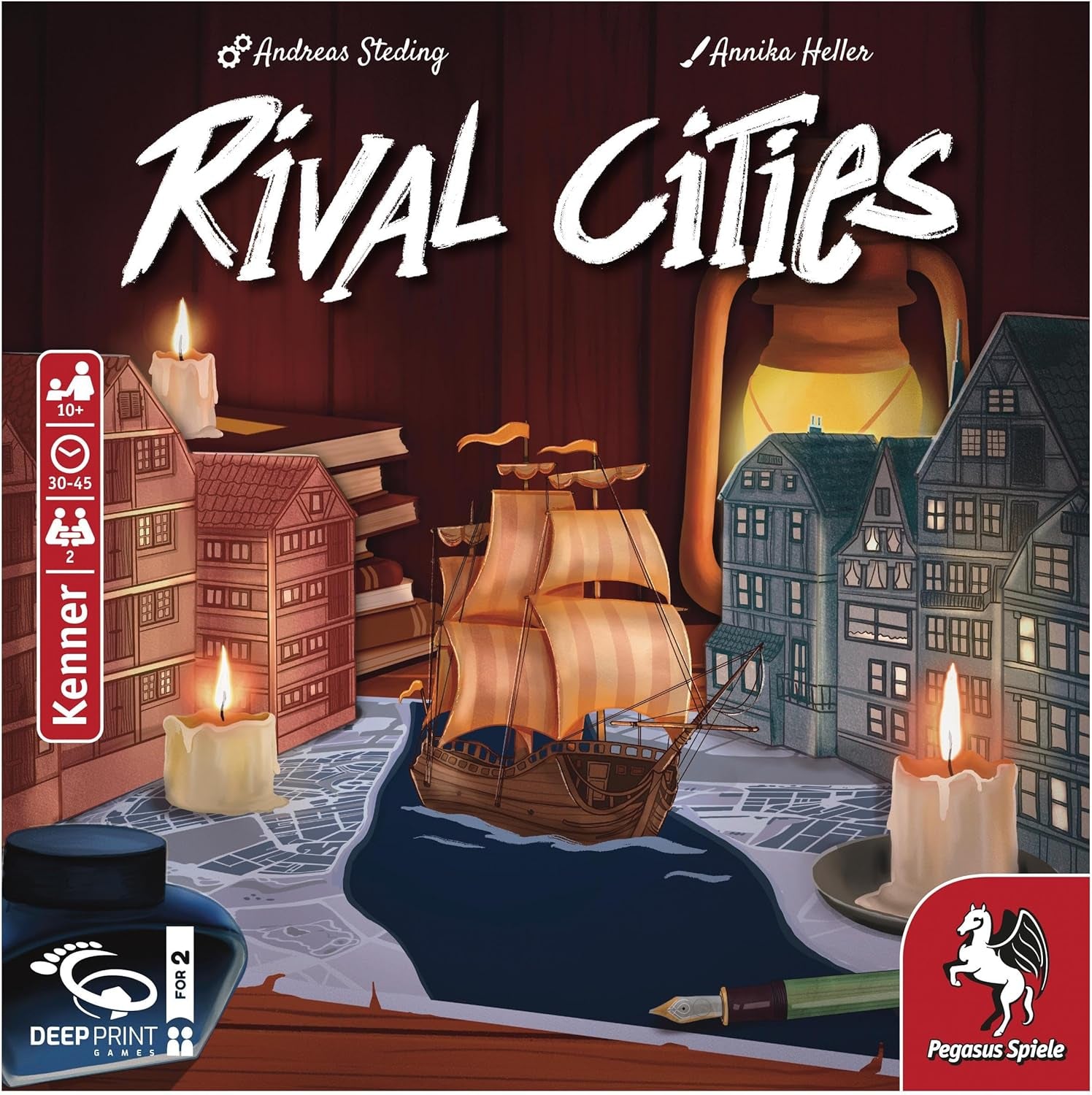 Pegasus Spiele Rival Cities (Gry z głębokim drukiem), Braun