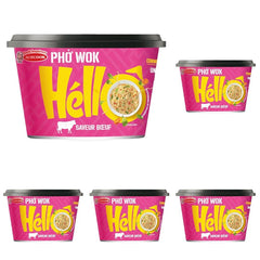 HELLO PHO WOK makaron ryżowy instant, wołowina - 1 x 76 g