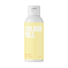 Colorant alimentar pe bază de ulei de lămâie Colour Mill - Colorant alimentar pentru ciocolată, fondant, brioșe, prăjituri, copt, macaroane - Colorant alimentar pentru decorarea torturilor - 100 ml
