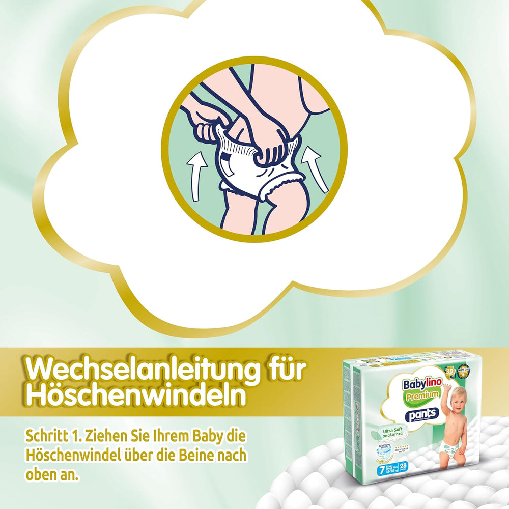 Spodnie Premium, rozmiar 7, filtr Ultra Soft, XL Plus (15-25 kg), 28 sztuk