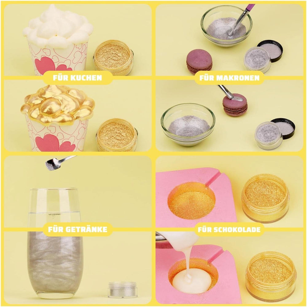 Brokat jadalny, proszek, 5 gramów Glitter Naty Shop