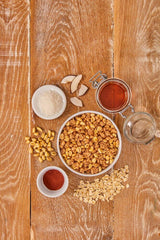 Dr. Oetker Vitalis Crunchy Honeys: Miodowe chrupiące musli na śniadanie i przekąski, 5 opakowań (5 x 600g)