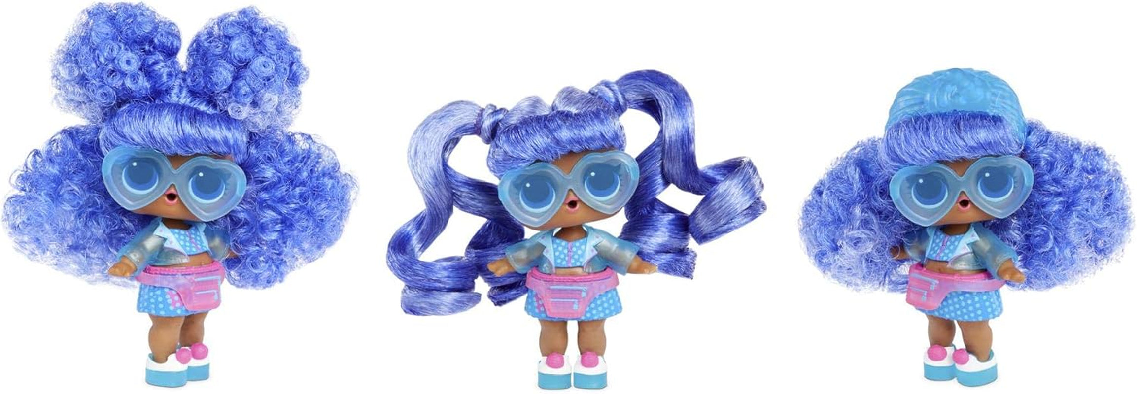 Păpuși de colecție LOL Surprise pentru fete - Cu 15 surprize și coafuri diferite - #Hairvibes Dolls
