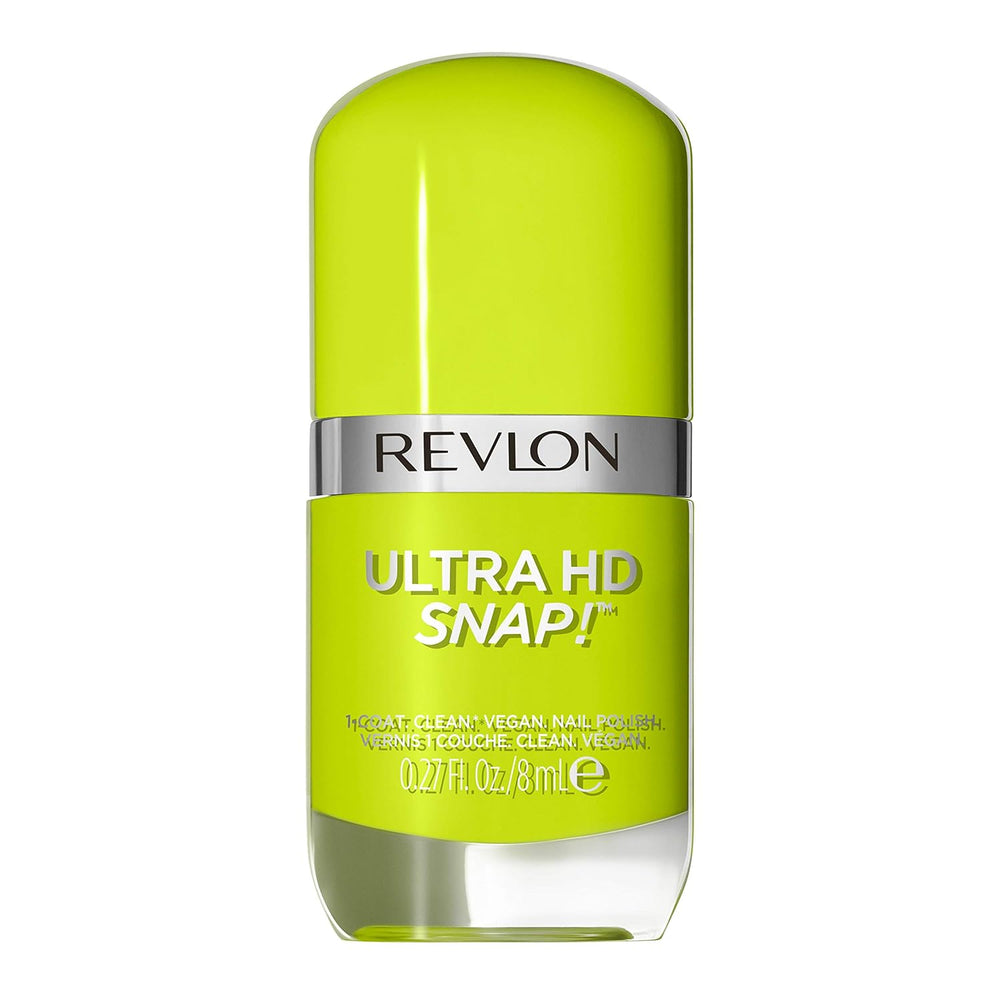 Revlon Ultra HD Snap lakier do paznokci długotrwała formuła wegańska szybkoschnąca jednowarstwowa pełne krycie kolor (8ml) Hot Stuff (007) unisex