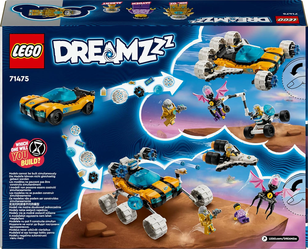 LEGO Dreamzzz Zestaw 2 w 1 Kosmiczny samochód lub prom kosmiczny pana Oza zawiera minifigurki pana Oza, Alberta i Jaydena oraz kosmiczny prezent dla dzieci w wieku powyżej 8 lat 71475 Zestawy do budowania Besuche den LEGO-Store