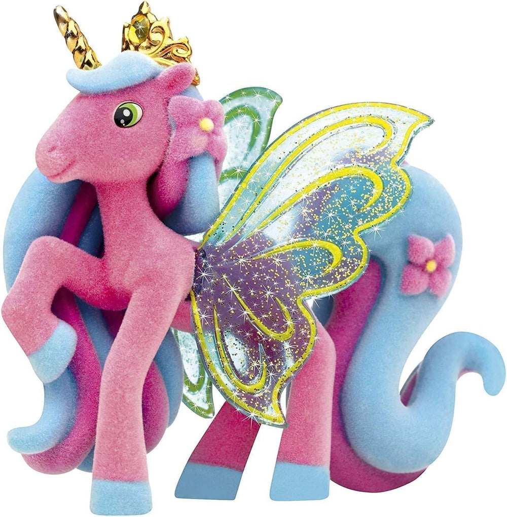 Galupy Unicorn - Pachet de 3 figurine unicorn, jucării unicorn de colecționat, figurine ponei cu aripi strălucitoare și cristal Swarovski Action figures Naty Shop