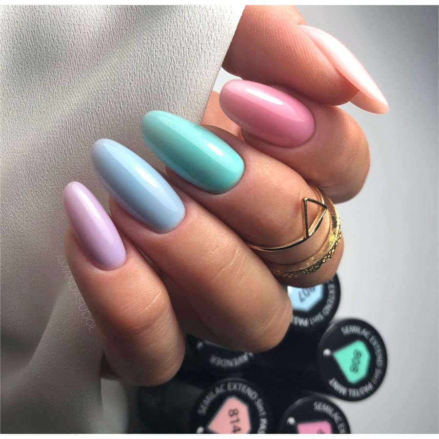Semilac Extend UV lakier do paznokci 5 w 1 808 Pastel Mint 7ml