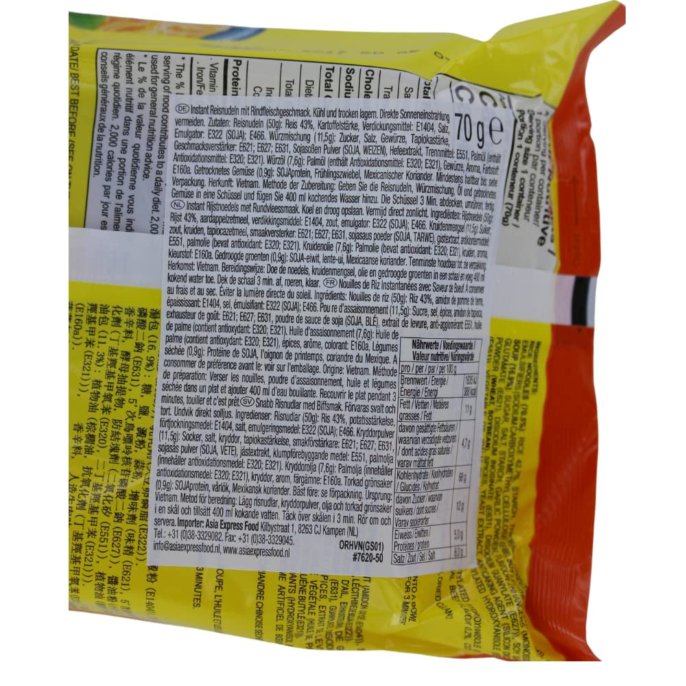 - LUB Instant Glasnudeln Rindfleisch Kugel - (1 X 70 GR)