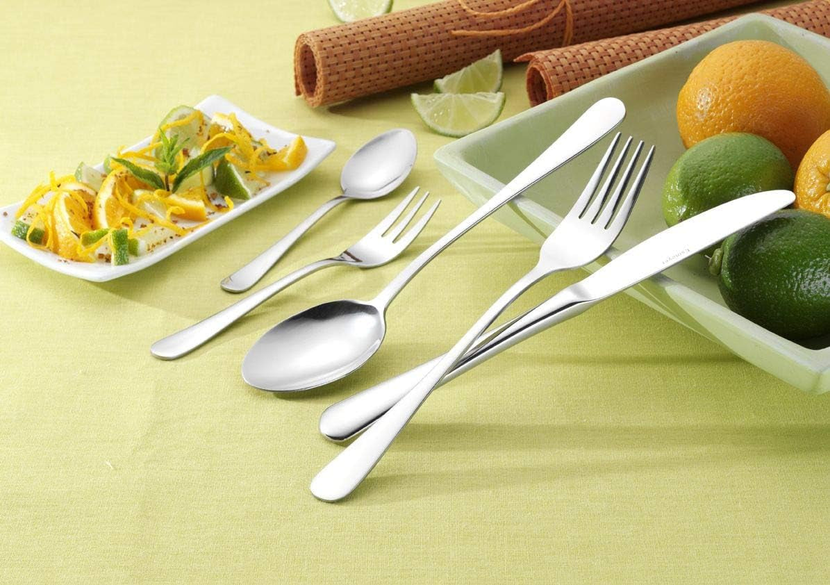 Zestaw sztućców Sylvia Wykonany ze stali nierdzewnej 18/0 Polerowanej 30 sztuk Kuchnia Naty Shop