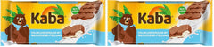 Kaba Pełne Mleko i Krem Mleczny Tabliczka Czekoladowa Nadziewana Czekoladą 90g Batonik Czekolada Rozpływająca się z Lekką Śmietanką Mleczną i Oryginalnym Smakiem Kaba (2 sztuki w opakowaniu)