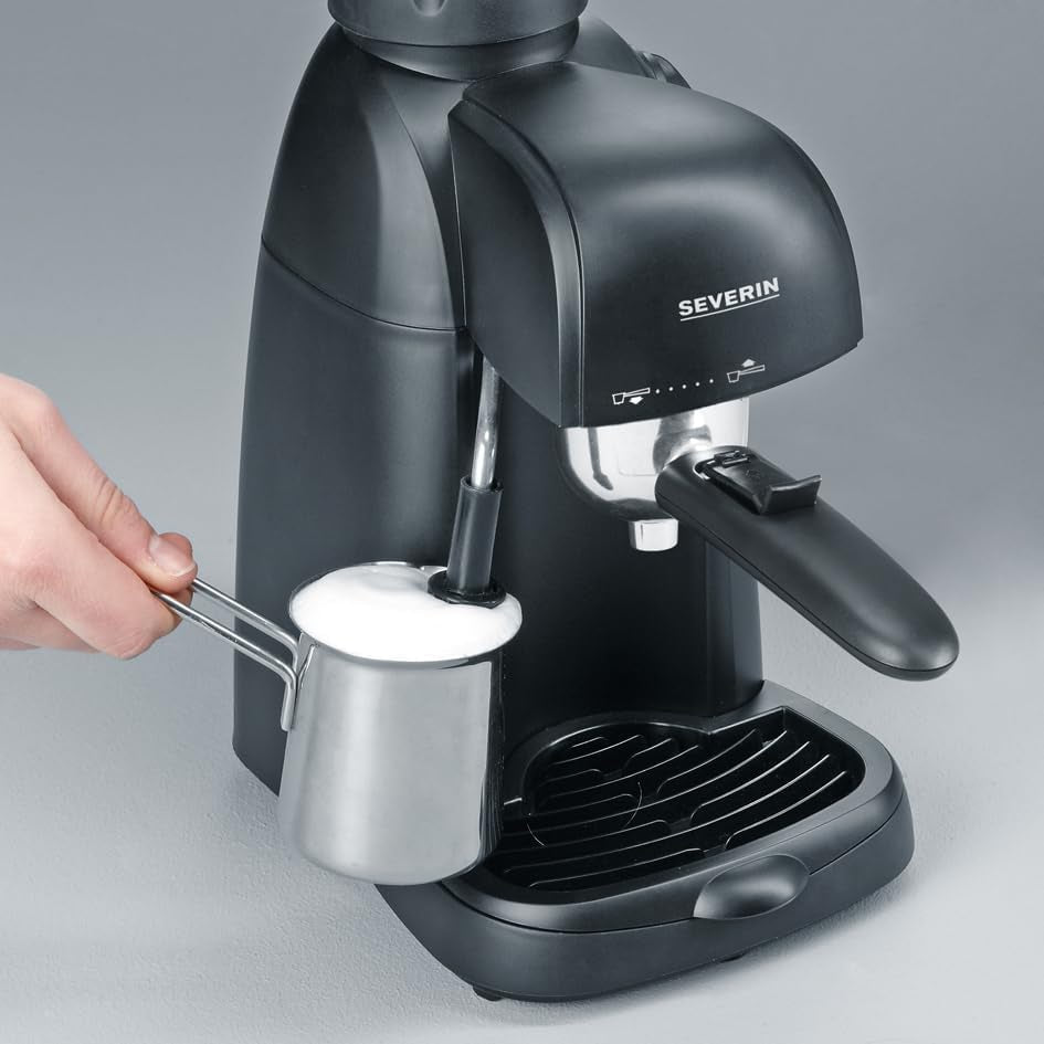 Espressor SEVERIN KA 5978 (include vas de servire și lingură de măsurat, până la 4 cești) negru, Standard