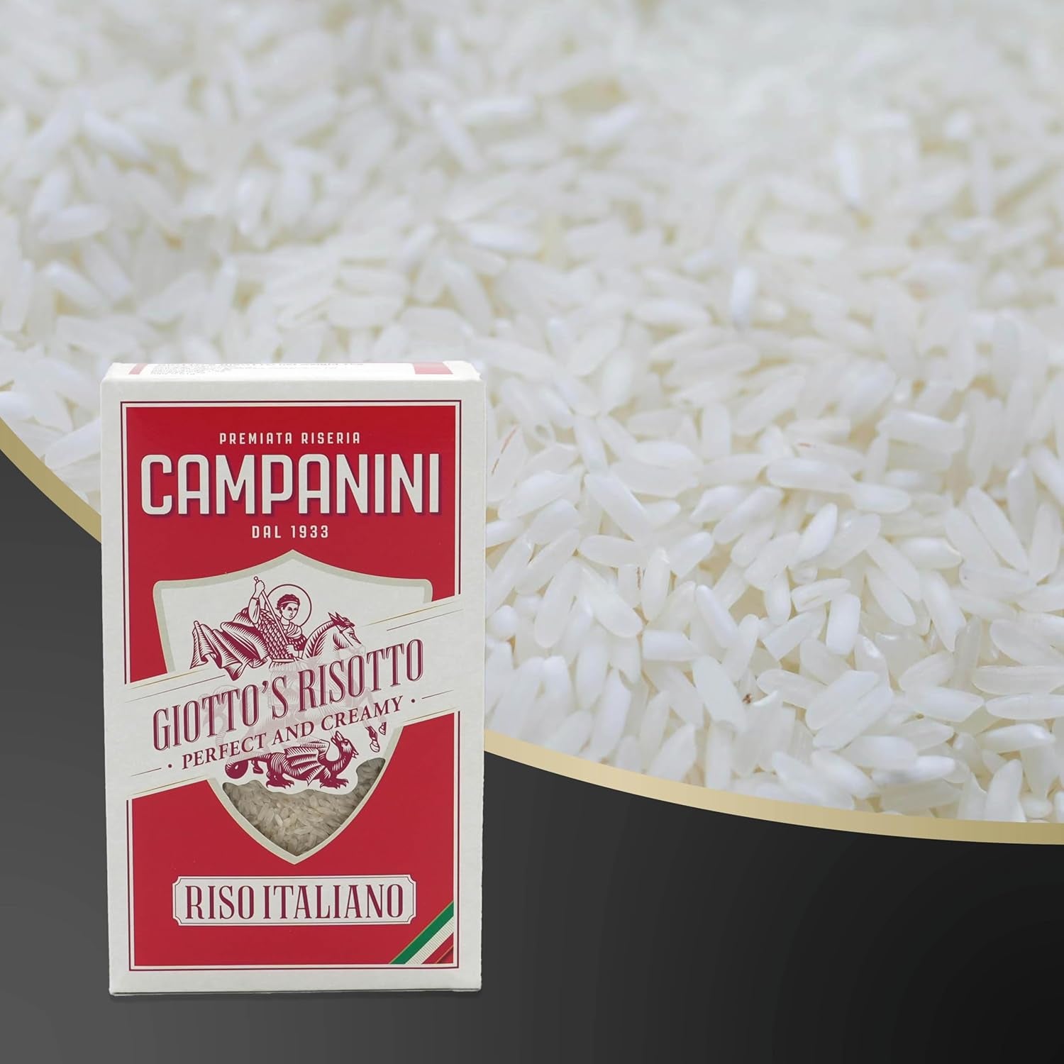 Oryginalny ryż do risotto | Ryż Campanini do risotto | 1000g | z Włoch | Risotto i zupy
