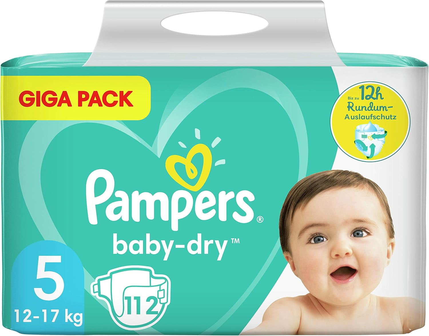 Pieluszki Pampers 81657566 Spodnie Baby-Dry, białe