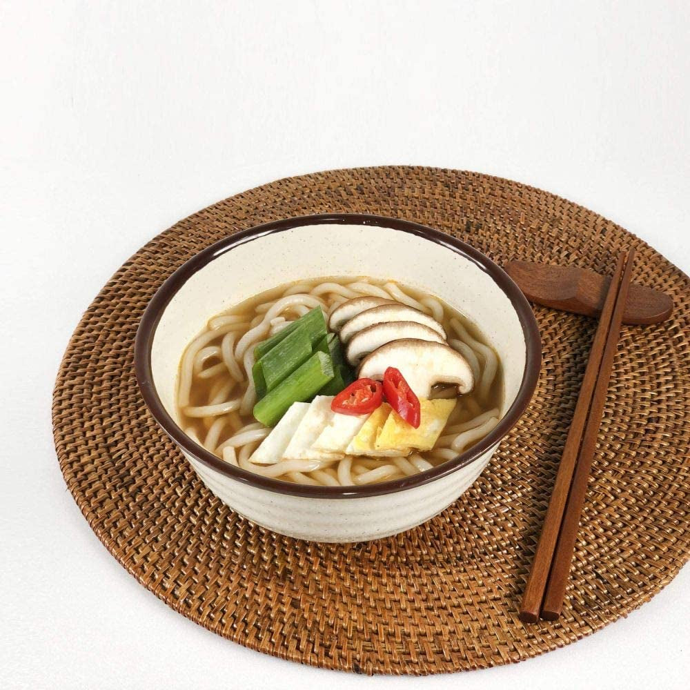 Allgroo Udon Instant Noodles - Pikantna Zupa Udon, szybkie przygotowanie - Zawiera 3 porcje - 1 x 690g