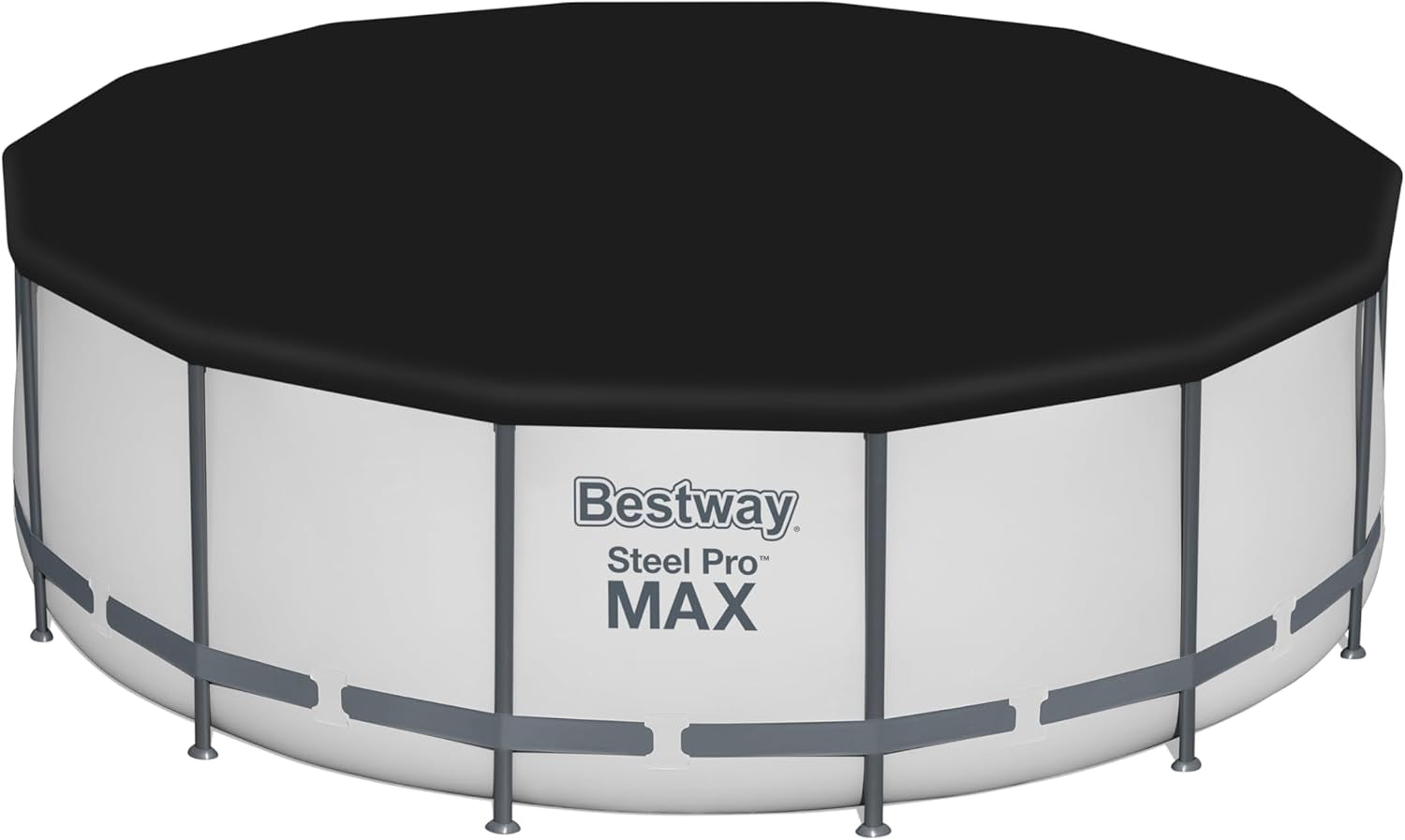 Prelată Bestway din PVC Ø 401 cm, neagră, rotundă