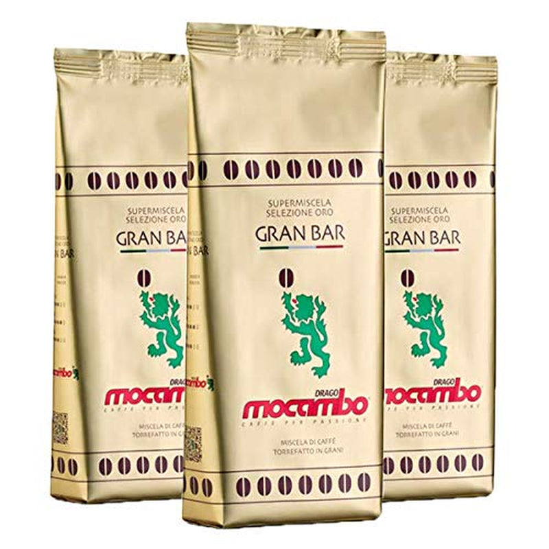 3 x Mocambo Gran Bar Selezione Oro, 250 g fasole
