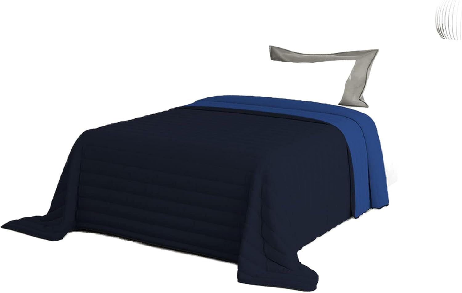 Włoska pościel Estivo łóżko pojedyncze, pościel, Aqua, 170 X 270 Cm Kołdry i kołdry Naty Shop Blue 170 X 270 Cm