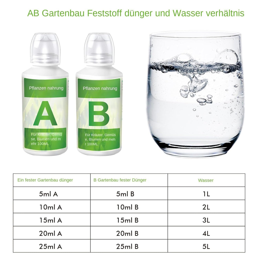 2 szt. Nawozy do roślin hydroponicznych, składniki odżywcze dla roślin hydroponicznych, nawozy hydroponiczne, roztwory składników odżywczych dla roślin hydroponicznych, nawozy do systemów hydroponicznych A i B