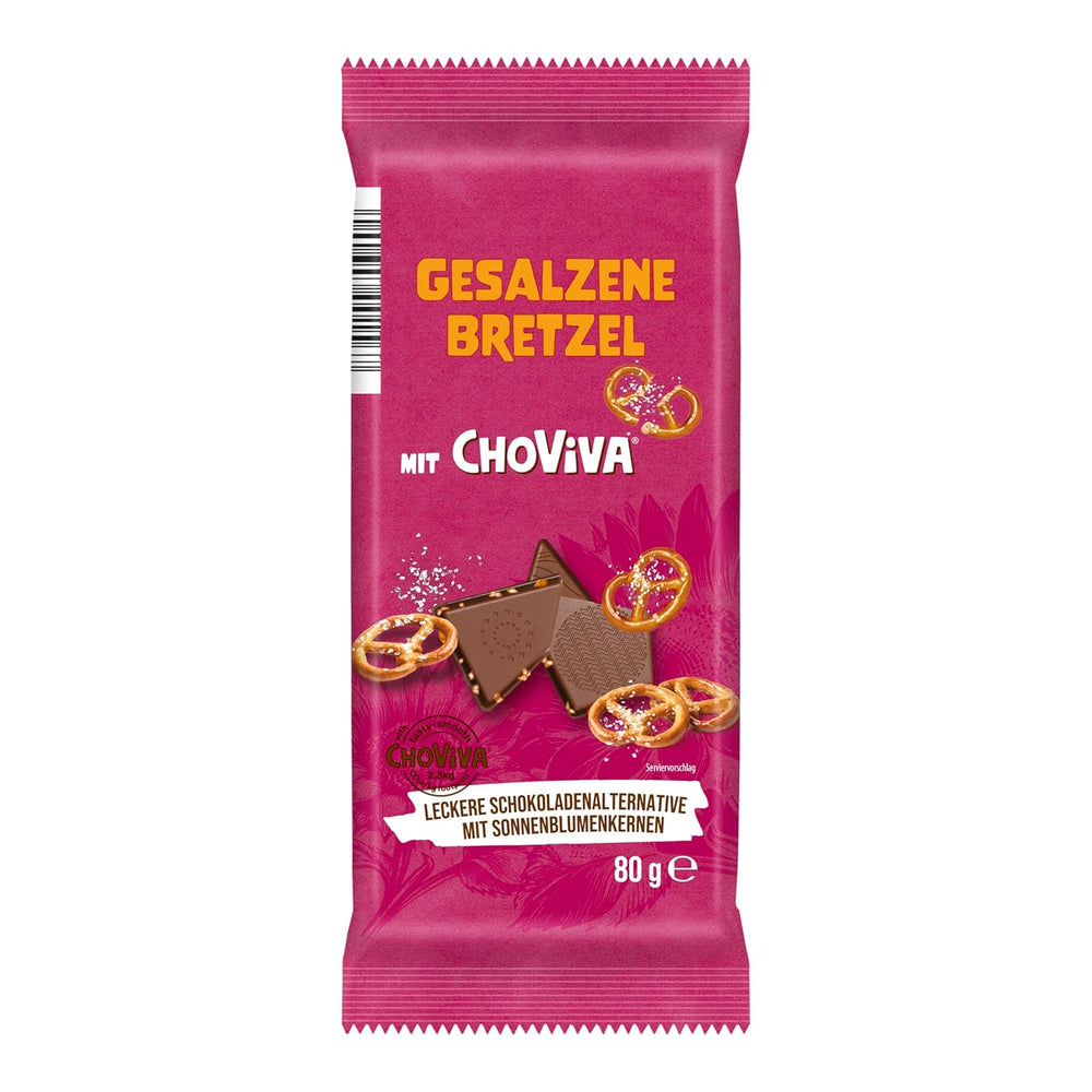 Solone Ciasteczka Maślane i ChoViva, 80g batonik, wykonane z alternatywnej czekolady z pestkami słonecznika