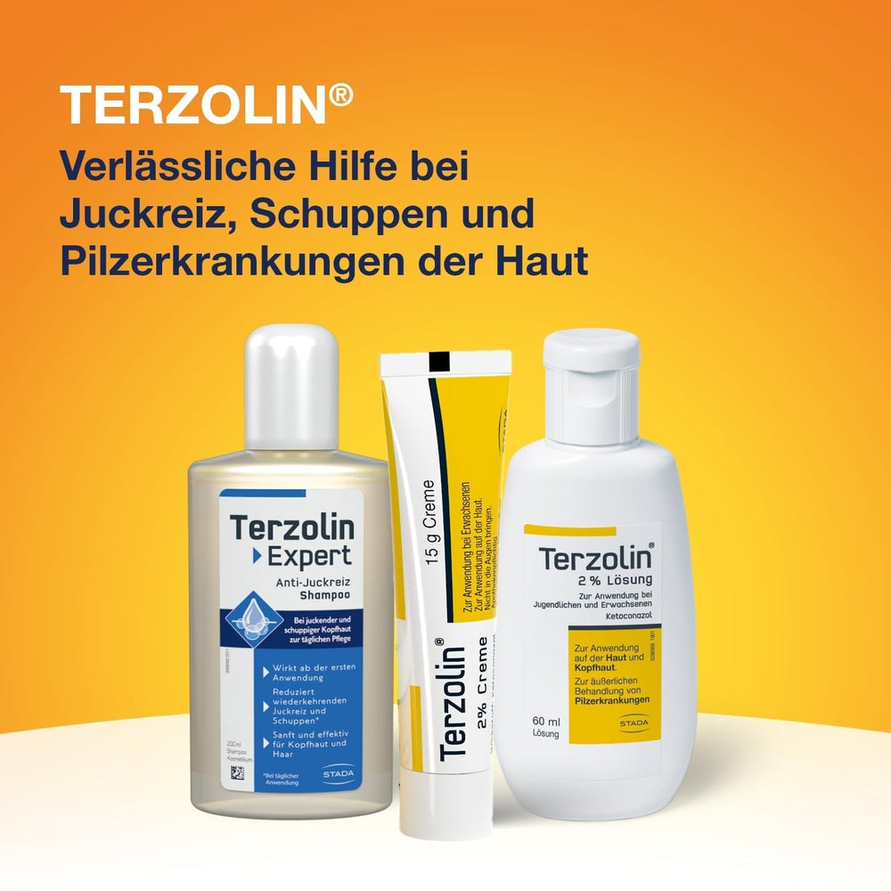 Terzolin Expert Anti-Itch Szampon, Nawilżająca pielęgnacja wrażliwej skóry głowy - 200 ml Pod prysznic i do kąpieli Terzolin