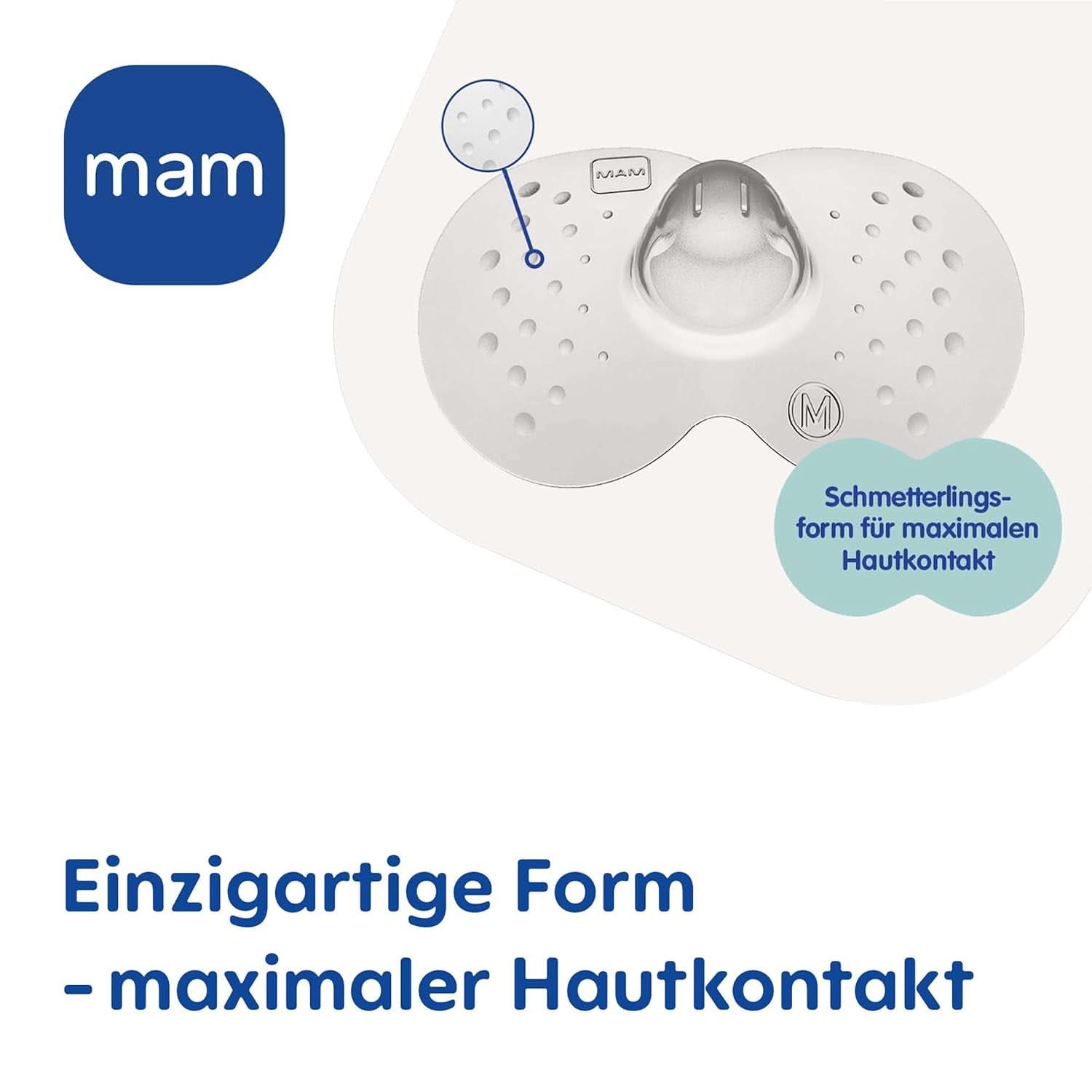 MAM Stillhütchen Größe S (Ř 17 Mm) Im 2Er-Set, Extra Weiche Brusthütchen Zum Schutz Beim Stillen, Brustwarzenschutz Für Maximalen Hautkontakt Zwischen Mutter Und Kind Akcesoria Żywność i karmienie piersią Bebe Naty Shop