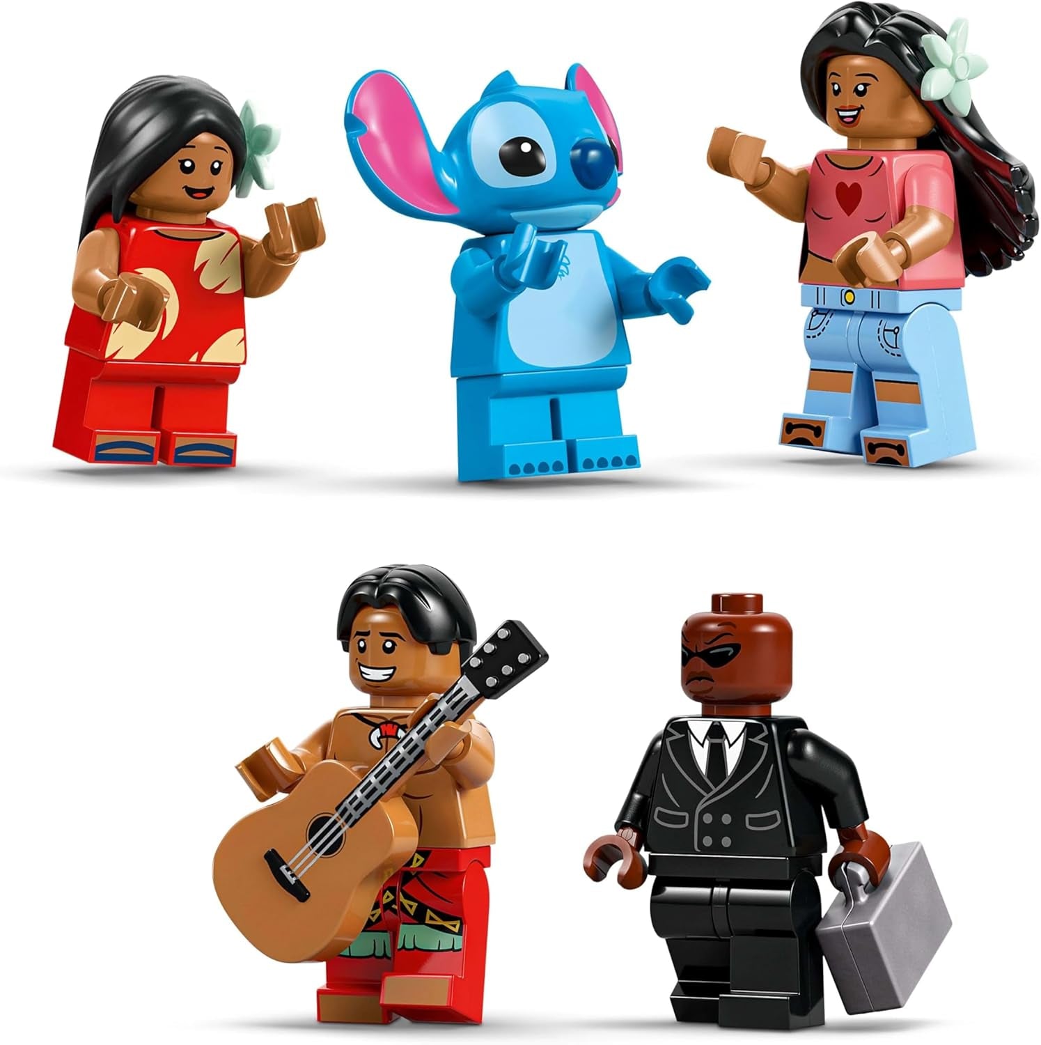 LEGO® Disney Dom na plaży z filmu „Lilo i Stich” — zabawka do zbudowania z 6 pokojami, obserwatorium, statkiem kosmicznym i 5 minifigurkami — prezent urodzinowy dla dziewcząt i chłopców w wieku powyżej 9 lat oraz fanów 43268 Zestawy konstrukcyjne Besuche den LEGO-Store
