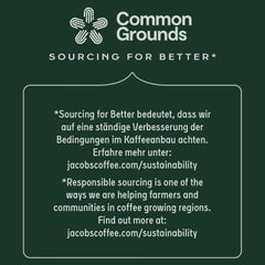 Jacobs Kaffeebohnen Café Crema Intense, intensiv mit Kakao- & Nussnote, geröstet in Bremen, Intensität 7/10, Kaffee ganze Bohnen, 1 kg