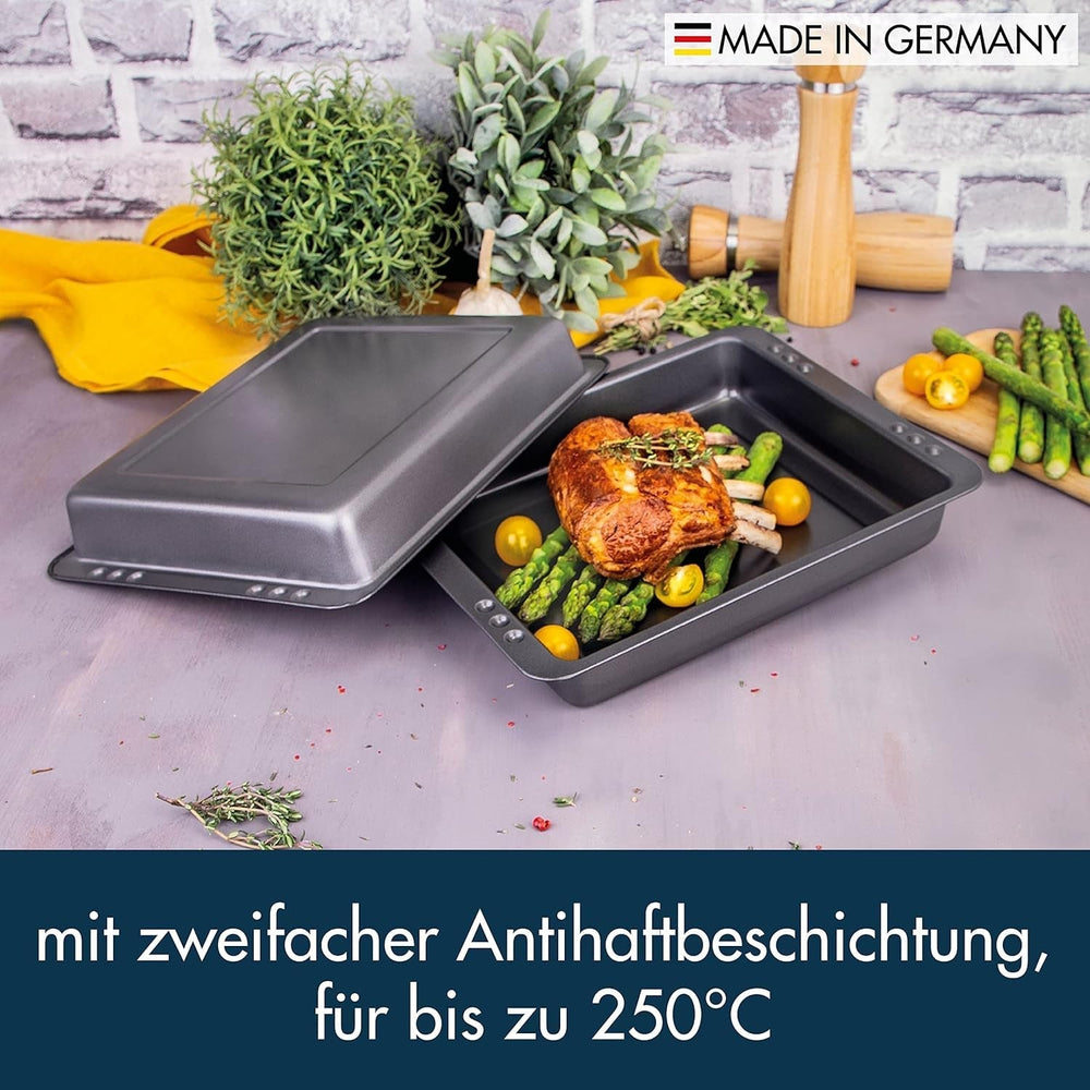 Chg Backform, ILAG Special 2-Schicht Antihaftbeschichtung, Sonstige, Jewells Ca. 28,5 x 23 x 4 cm, 9878-41, Jewells Ca. 28,5 X 23,0 X 4,0 Cm Formy i blachy do pieczenia Naty Shop