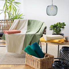 Douceur D'Intérieur, Koc (220 x 240 cm) Lucile Curry, Polycotton, Unicolor Douceur d'Intérieur Łóżka i koce